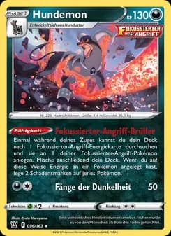 Hundemon card in German
