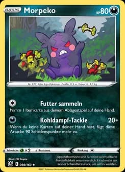 Morpeko card in German