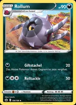 Rollum card in German