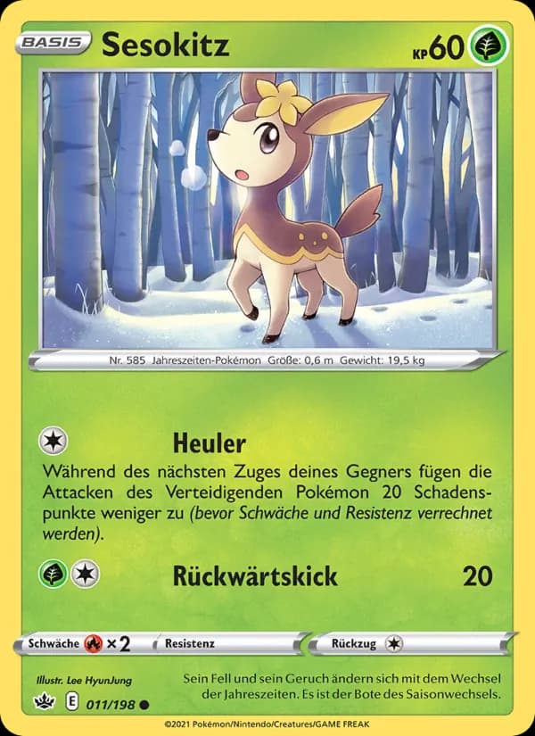 Sesokitz card in German