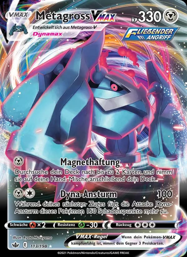 Metagross VMAX card in German
