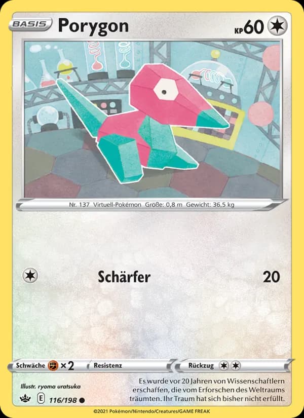 Porygon card in German