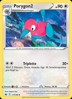 Porygon2 card in German