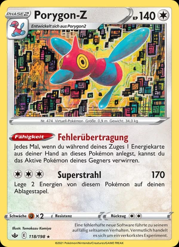 Porygon-Z card in German