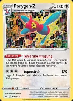 Porygon-Z card in German