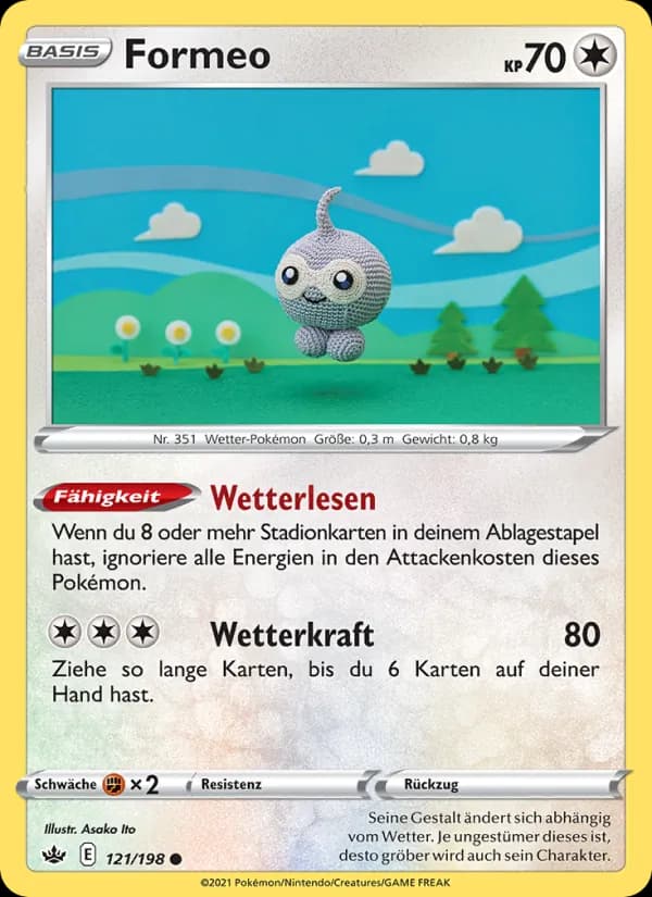 Formeo card in German