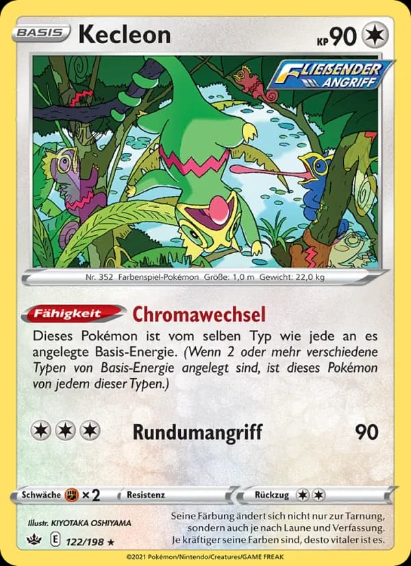 Kecleon card in German