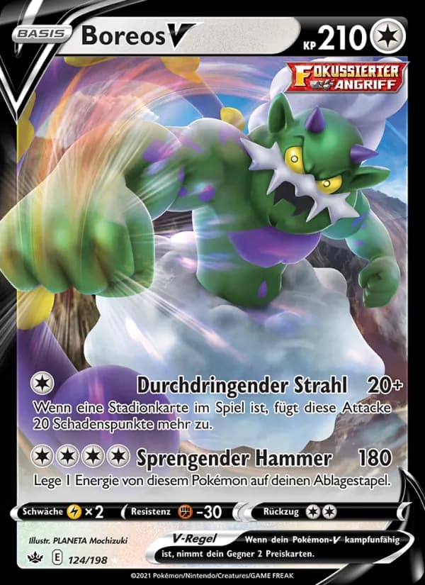 Boreos V card in German