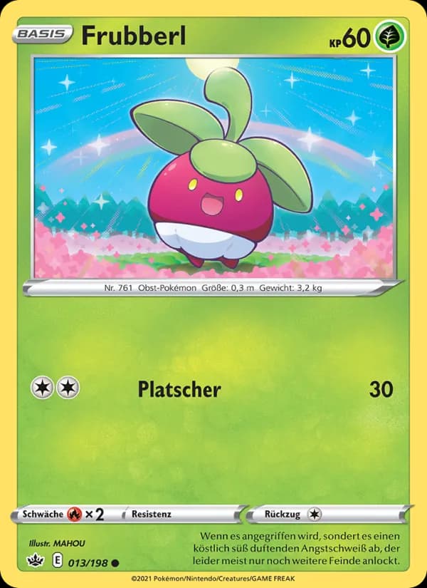 Frubberl card in German