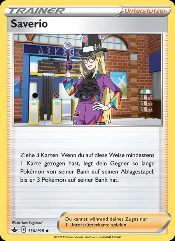 Saverio card in German
