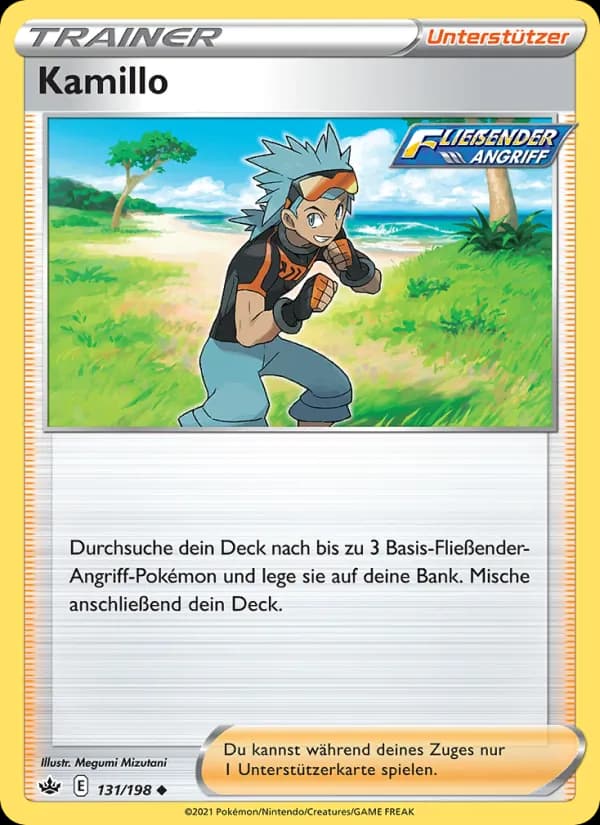 Kamillo card in German