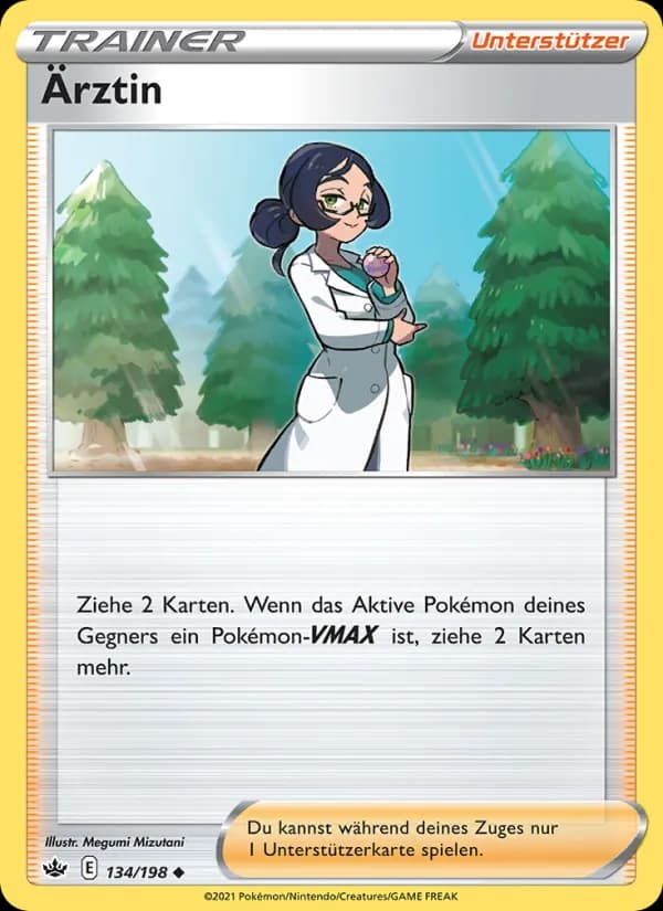 Ärztin card in German