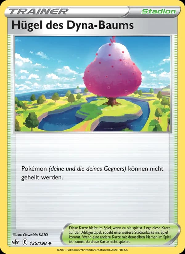 Hügel des Dyna-Baums card in German