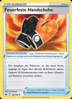 Feuerfeste Handschuhe card in German