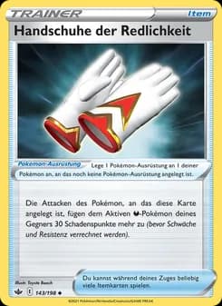 Handschuhe der Redlichkeit card in German