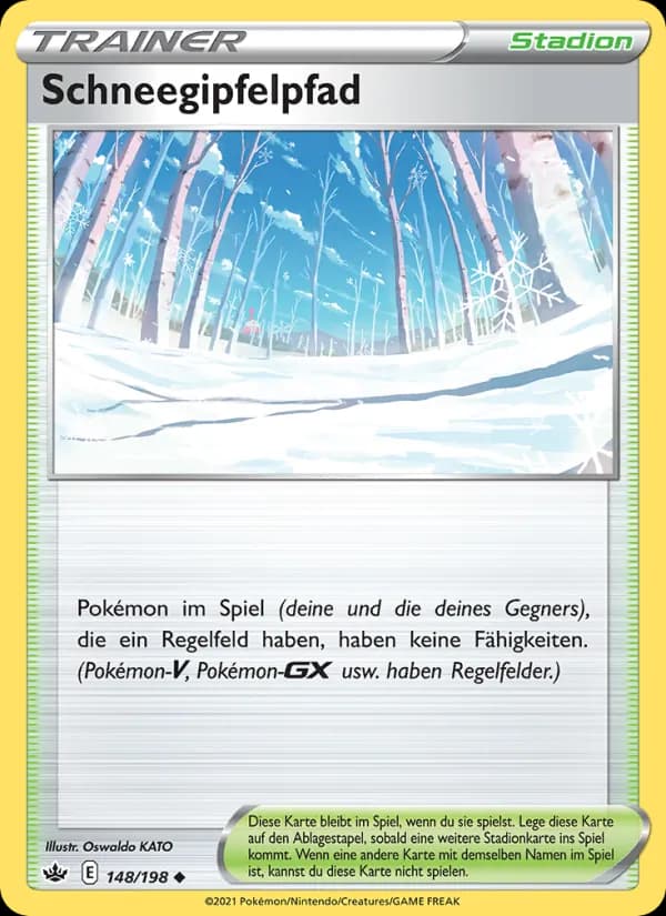 Schneegipfelpfad card in German
