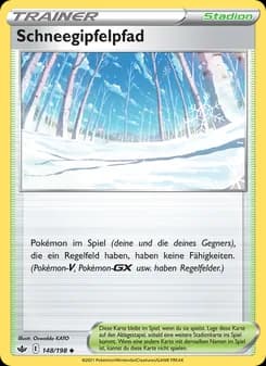 Schneegipfelpfad card in German