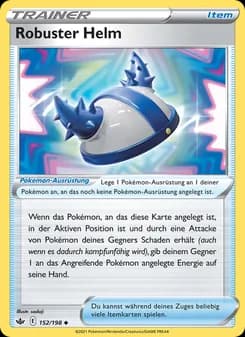 Robuster Helm card in German