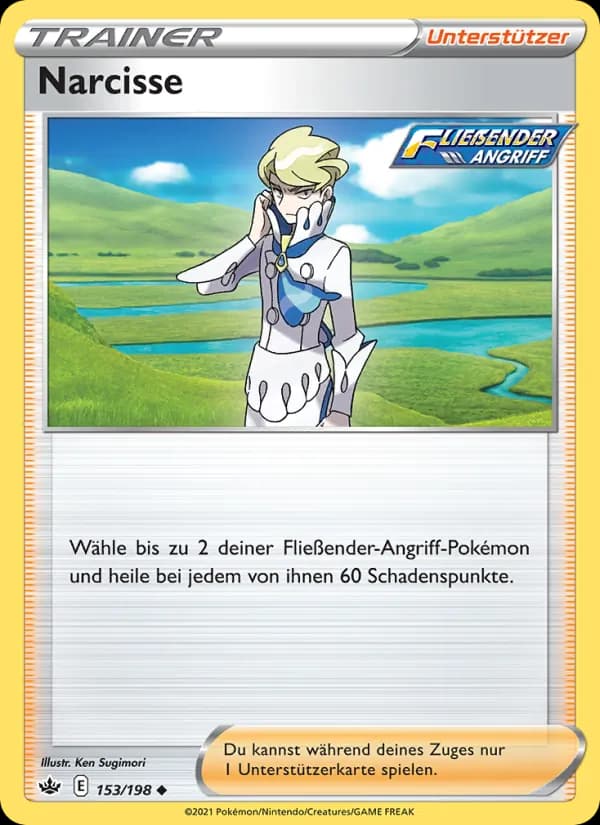 Narcisse card in German