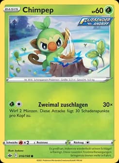 Chimpep card in German