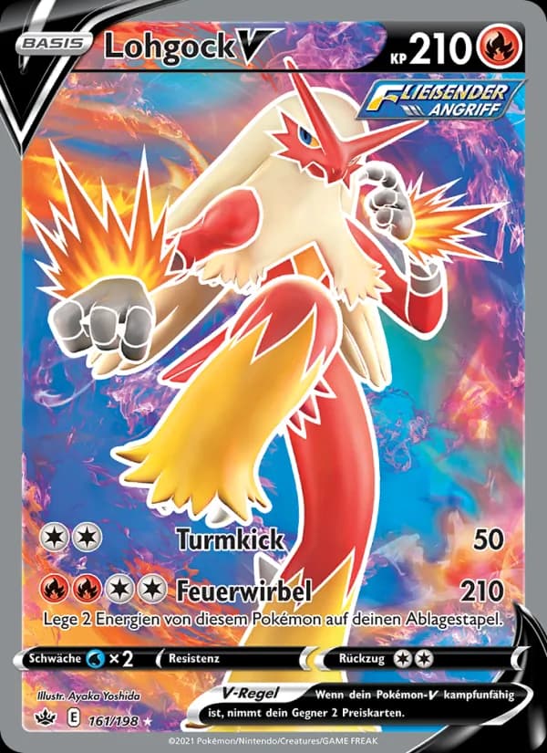 Lohgock V card in German