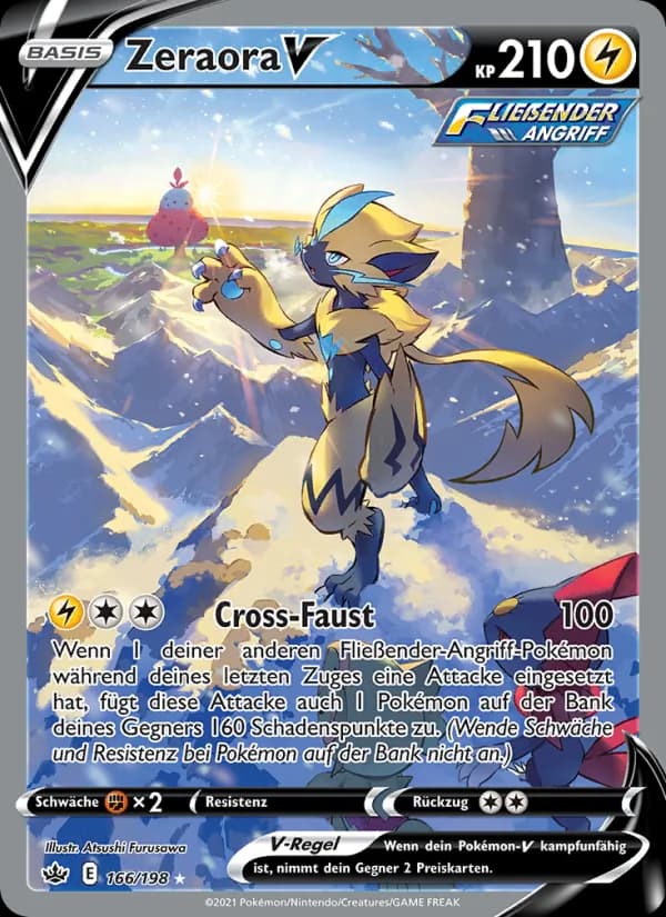 Zeraora V card in German