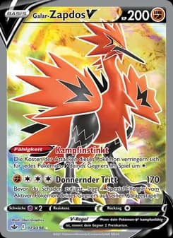 Galar-Zapdos V card in German