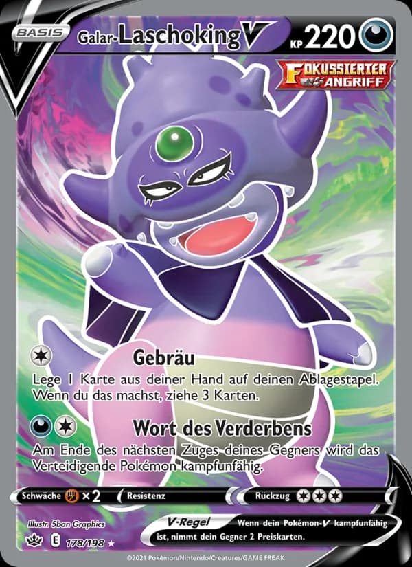 Galar-Laschoking V card in German