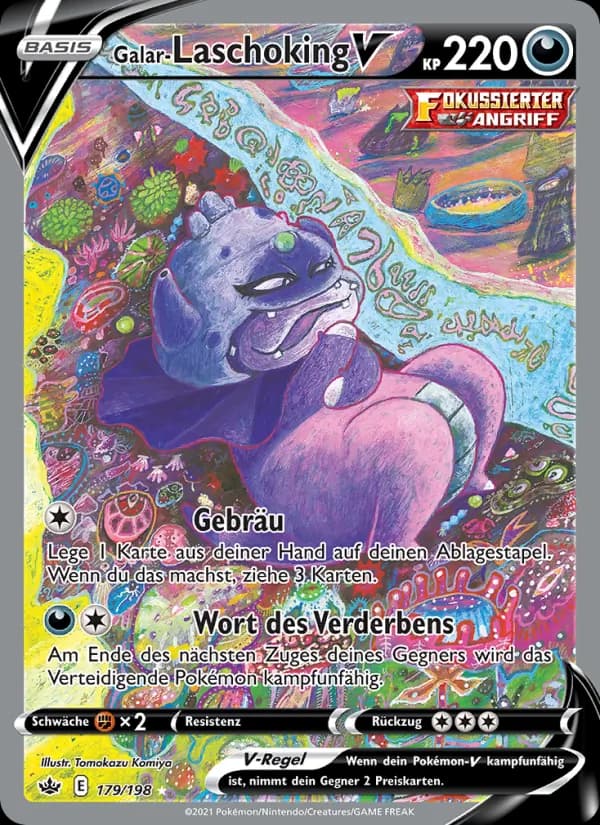 Galar-Laschoking V card in German