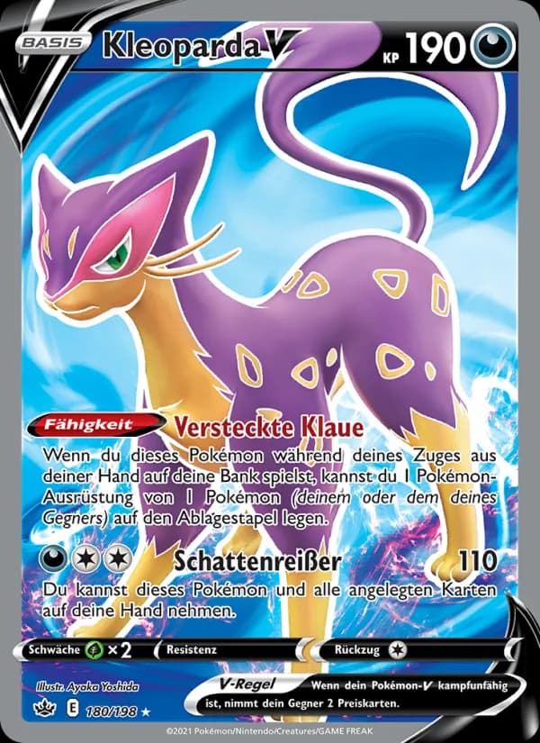 Kleoparda V card in German