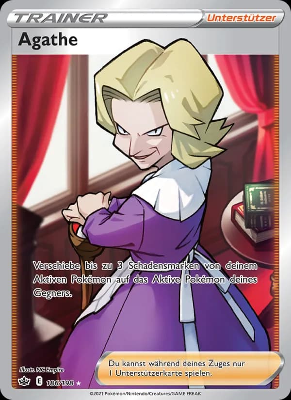 Agathe card in German