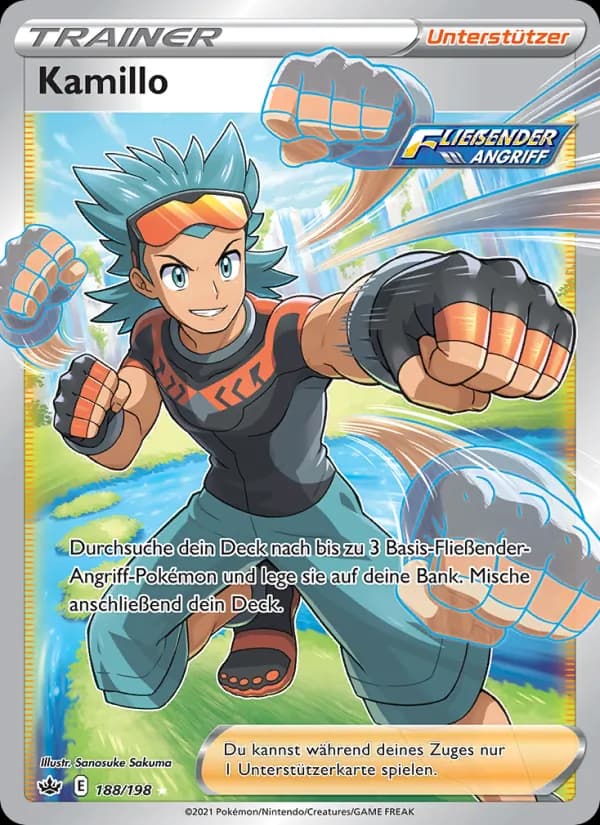 Kamillo card in German