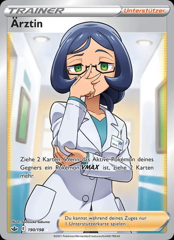 Ärztin card in German