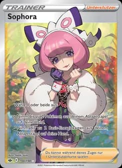Sophora card in German