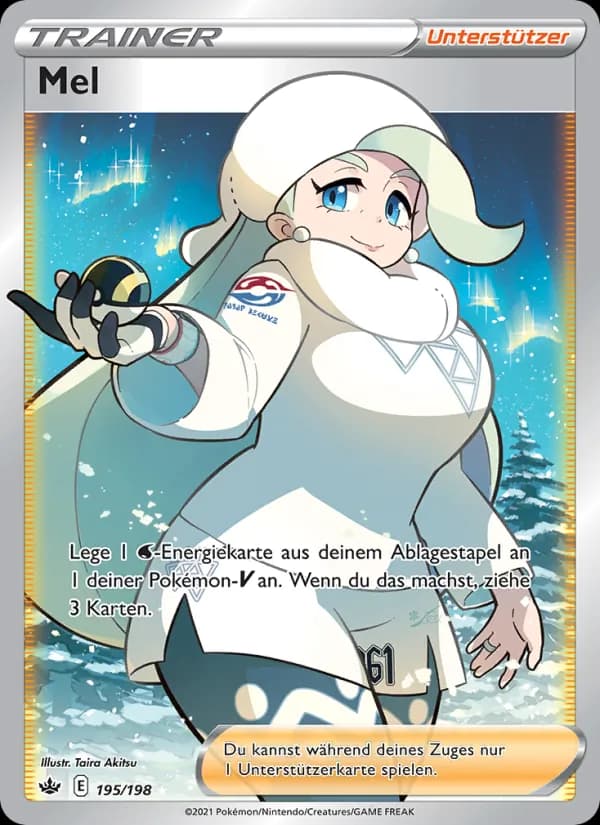 Mel card in German