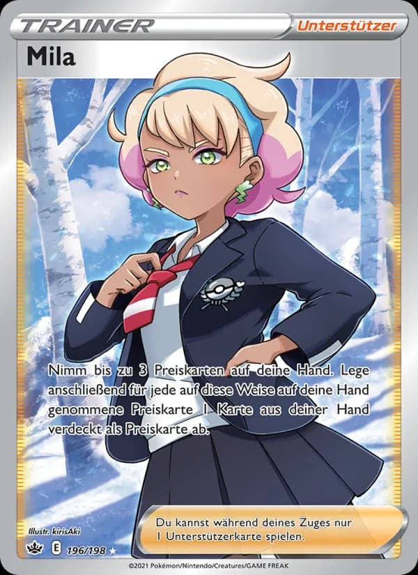 Mila card in German