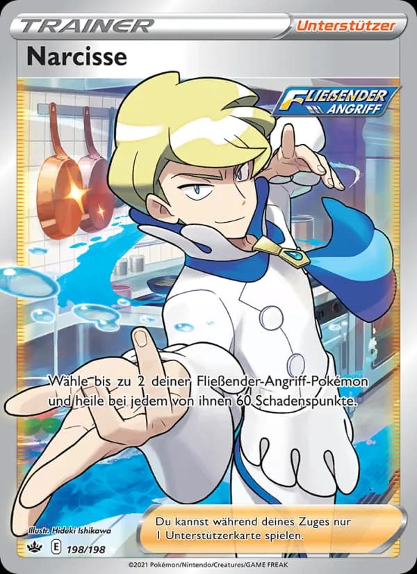 Narcisse card in German