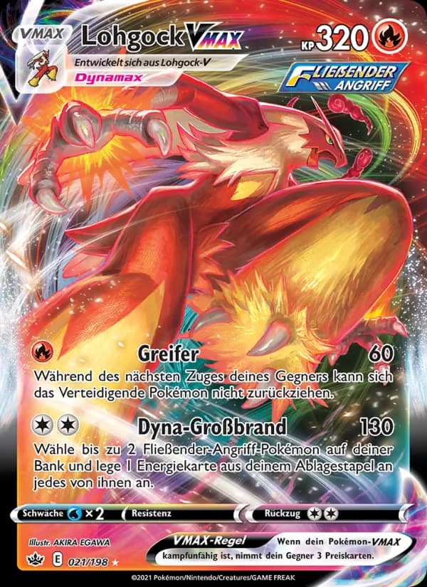 Lohgock VMAX card in German