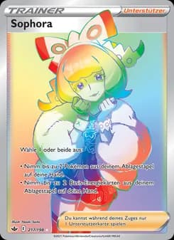 Sophora card in German