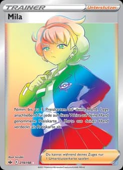 Mila card in German