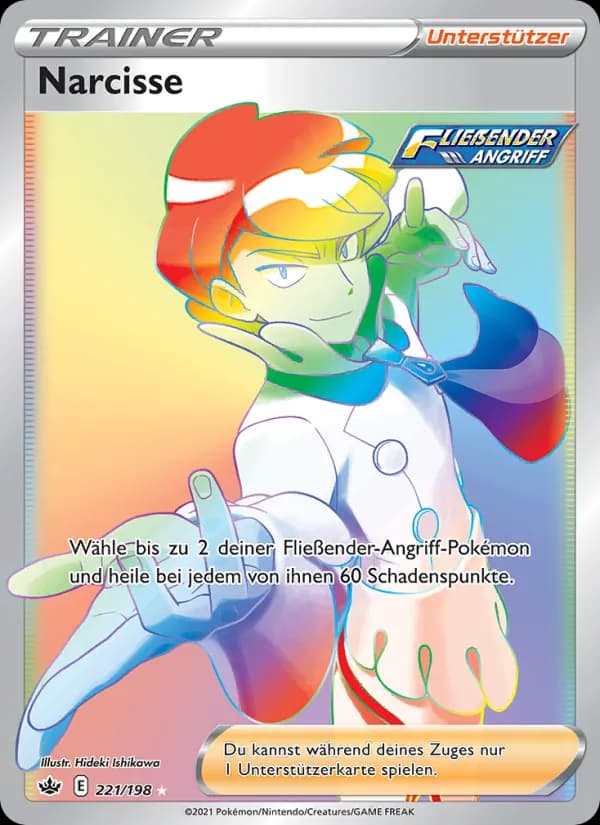 Narcisse card in German