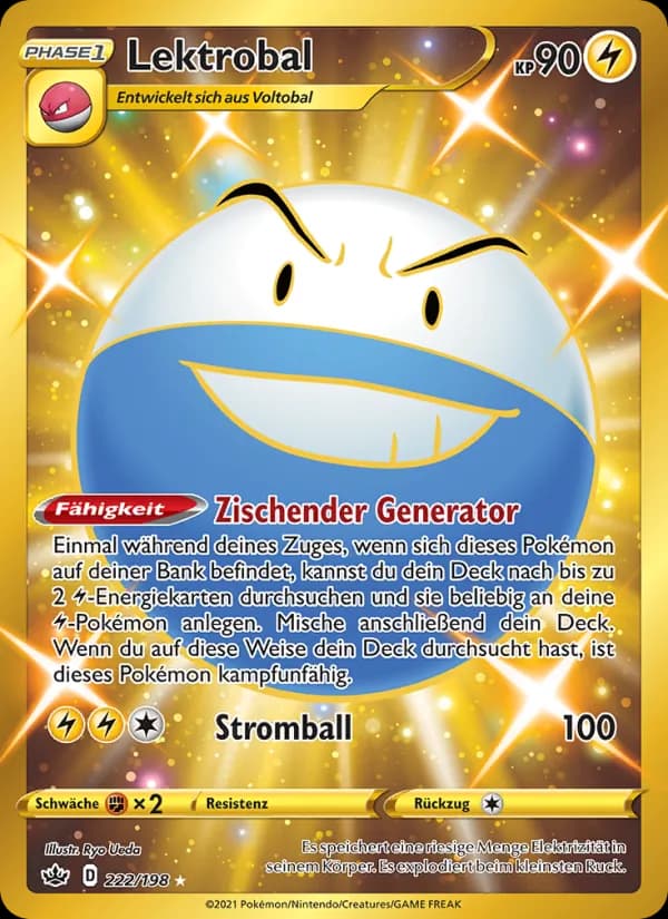 Lektrobal card in German