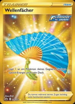 Wellenfächer card in German