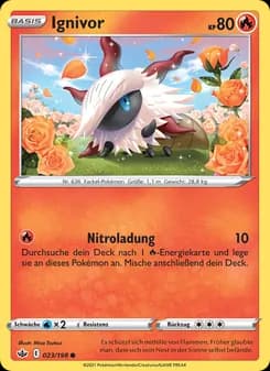 Ignivor card in German
