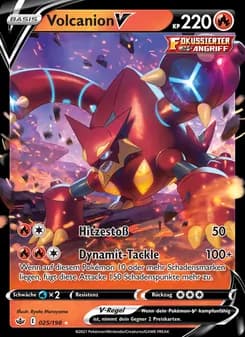 Volcanion V card in German