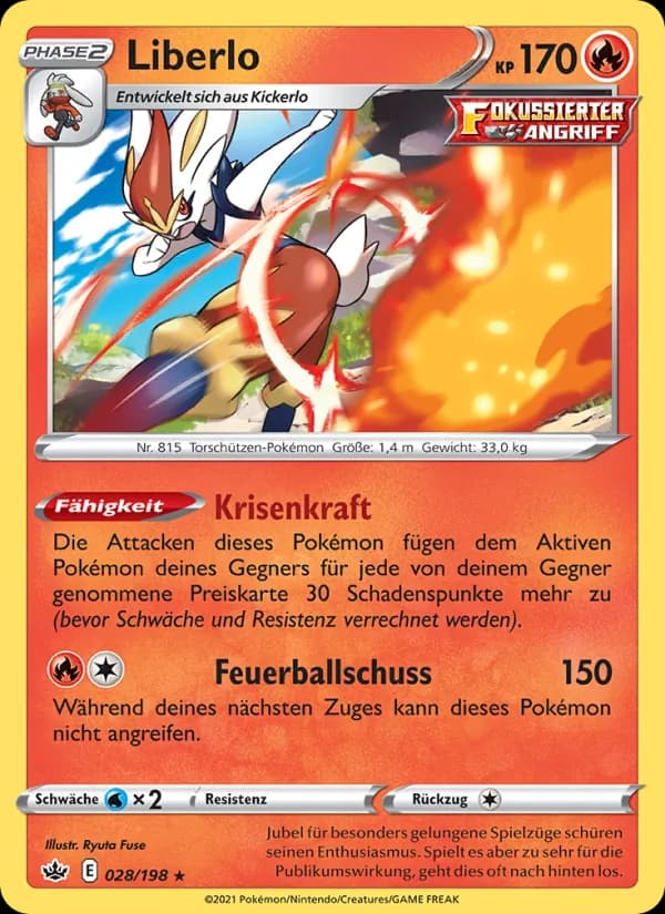 Liberlo card in German