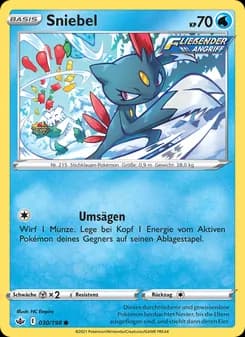 Sniebel card in German