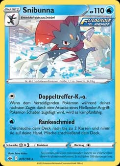 Snibunna card in German