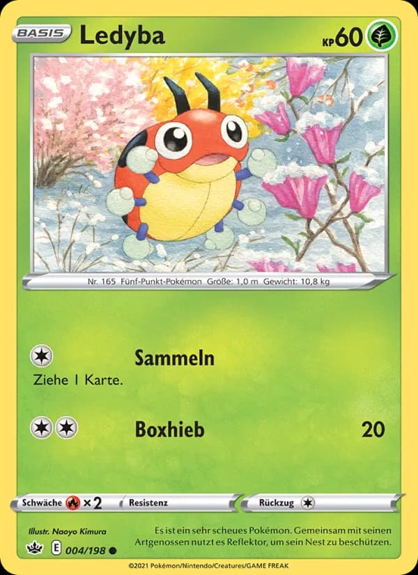 Ledyba card in German
