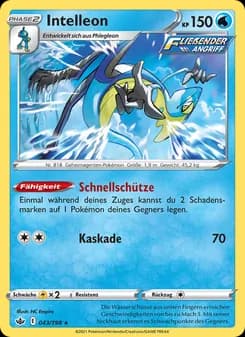 Intelleon card in German